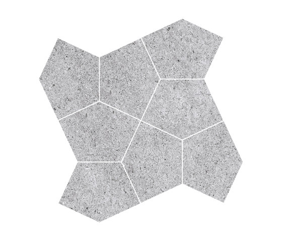 Grecale Acciaio Mosaico | Ceramic tiles | Refin
