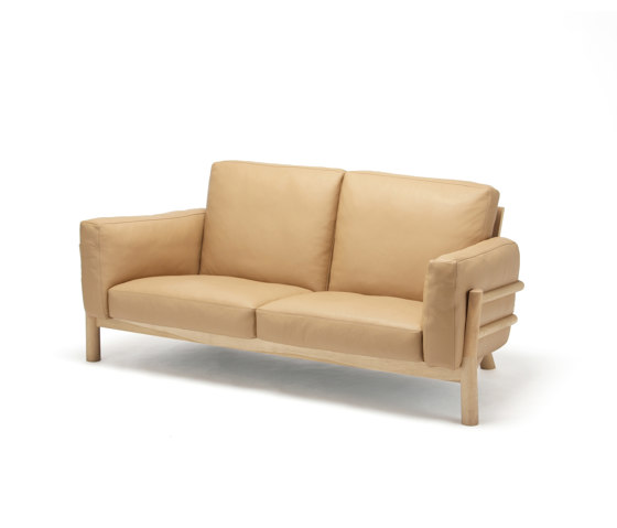 Castor Sofa 2 Seater Leather | Canapés | Karimoku New Standard