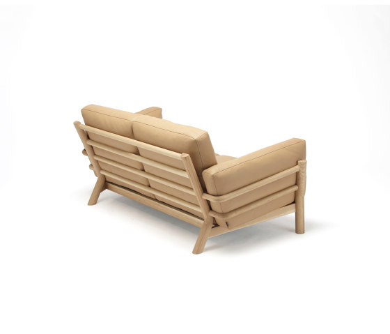 Castor Sofa 2 Seater Leather | Sofas | Karimoku New Standard