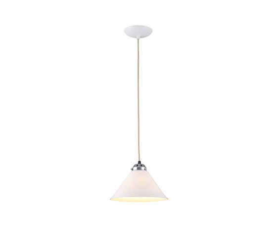 Cobb Small Plain Pendant Light, White | Lámparas de suspensión | Original BTC