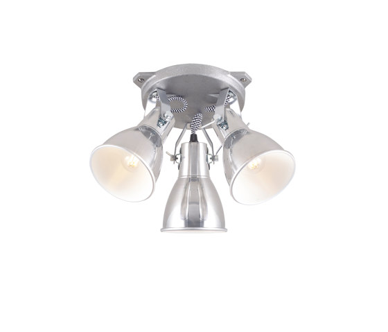 Stirrup Triple Ceiling Light, Aluminium | Lámparas de techo | Original BTC