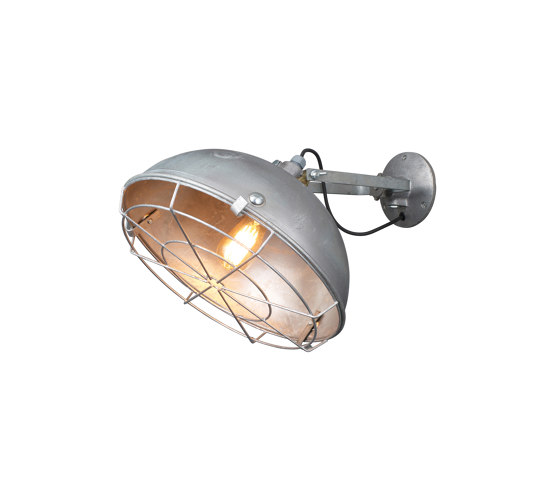 Steel Working Wall Light With Protective Guard, Galvanised | Lampade sospensione | Original BTC