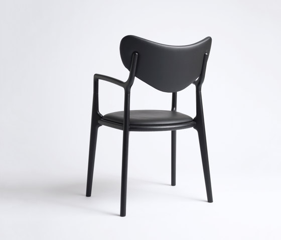 Salon Chair Oak / Black | Sedie | Ro Collection