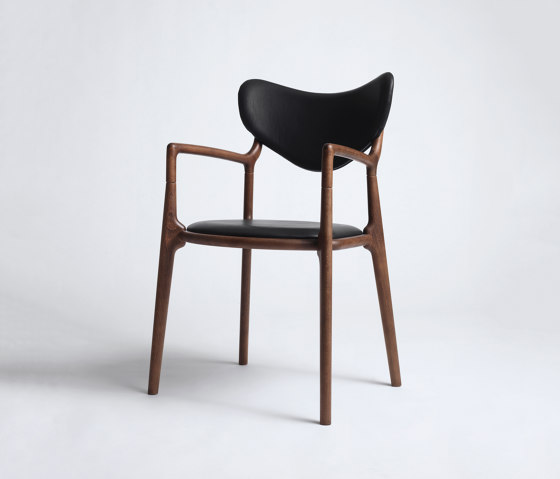 Salon Chair Beech / Walnut Stained | Chairs | Ro Collection