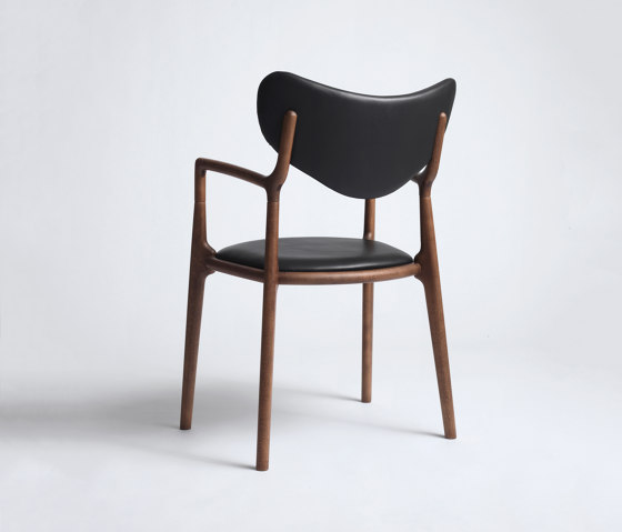 Salon Chair Beech / Walnut Stained | Chaises | Ro Collection