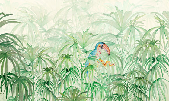 Touke-touke jungle | Revêtements muraux / papiers peint | WallPepper/ Group