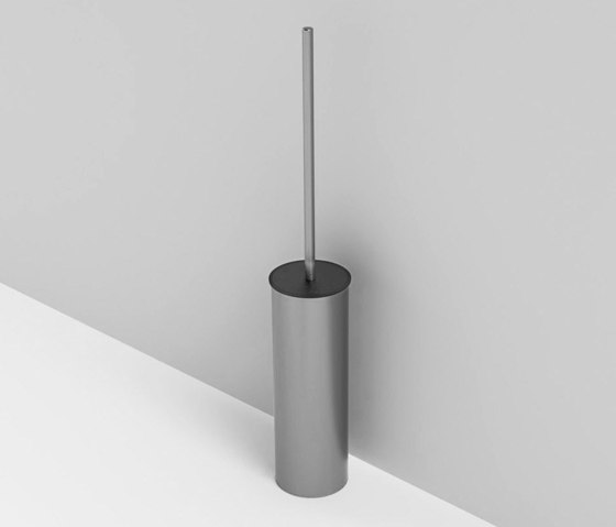 Minimal toilet brush holder in stainless steel | Toilet brush holders | Rexa Design