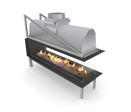 Sinatra Room Divider | Open fireplaces | Planika
