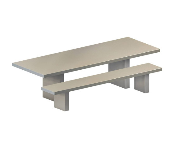 Tommaso Outdoor Table & Bench by ZEUS | Tables and benches