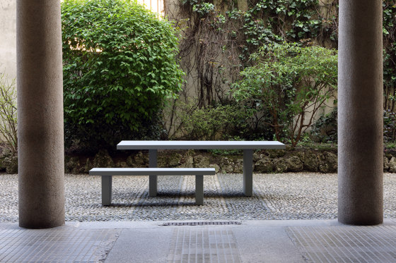 Tommaso Outdoor Table & Bench | Sistemi tavoli sedie | ZEUS