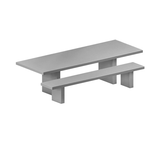 Tommaso Outdoor Table & Bench | Table-seat combinations | ZEUS