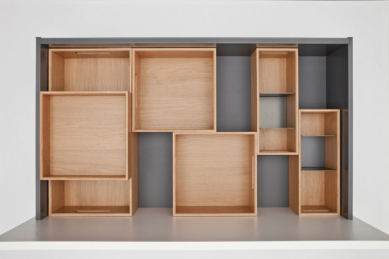 next125 boîtes Flex-Box en bois véritable | Organisation cuisine | next125