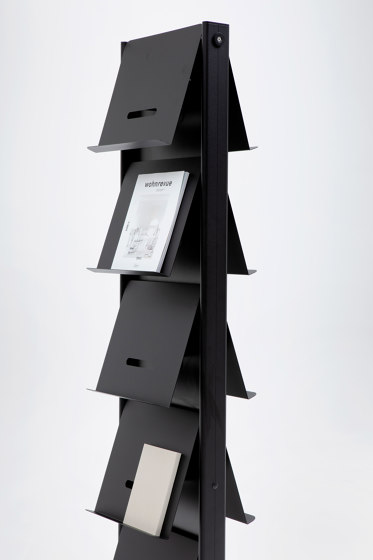 Round20 Alu Brochure Holder | Display stands | Cascando