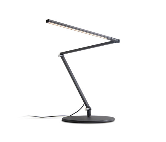 Z-Bar Slim LED Desk Lamp - Metallic Black | Tischleuchten | Koncept