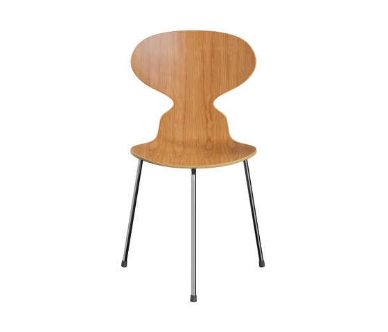 Ant™ | Chair | 3100 | Cherry veneer | Chrome base | Sedie | Fritz Hansen