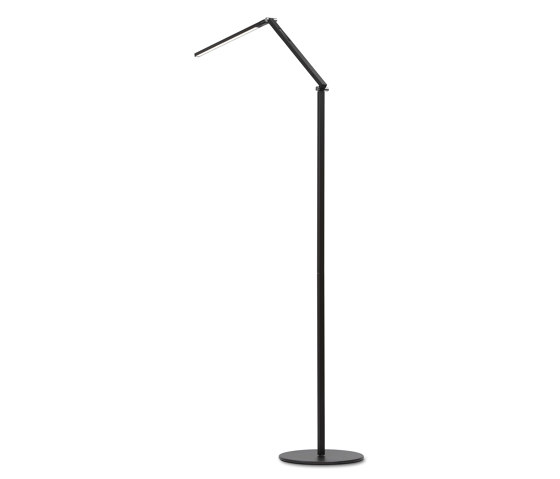 Z-Bar LED Floor Lamp - Metallic Black | Free-standing lights | Koncept