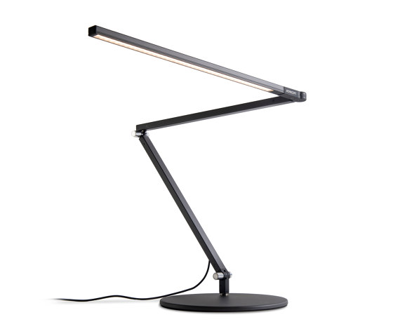 Z-Bar LED Desk Lamp - Metallic Black | Lámparas de sobremesa | Koncept