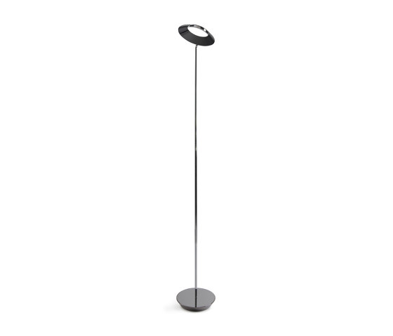Royyo Floor Lamp, Chrome Body, Chrome base plate | Standleuchten | Koncept