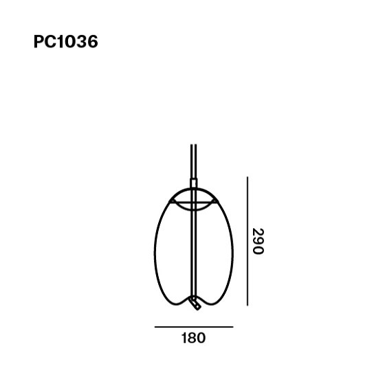 Knot Small Uovo PC1036 | Lámparas de suspensión | Brokis