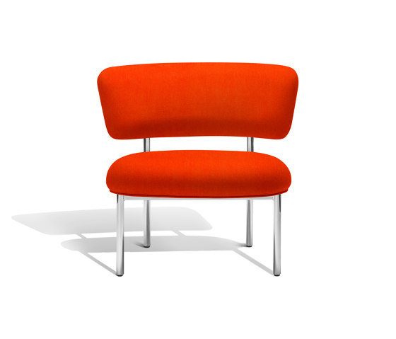 Font bold lounge chair | red orange | Armchairs | møbel copenhagen