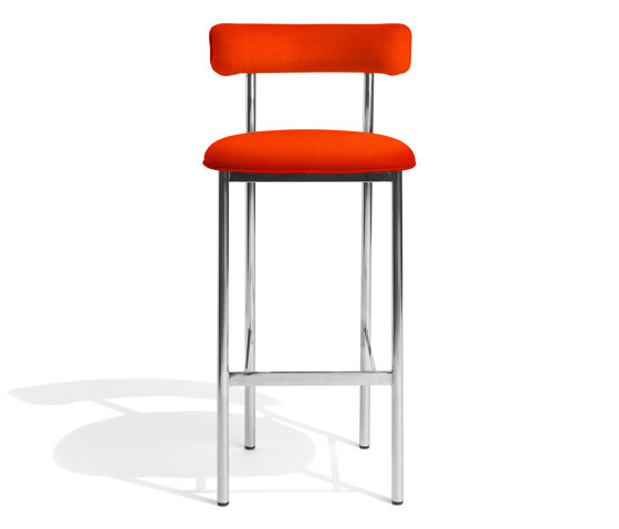 Font light bar stool | red orange | Taburetes de bar | møbel copenhagen