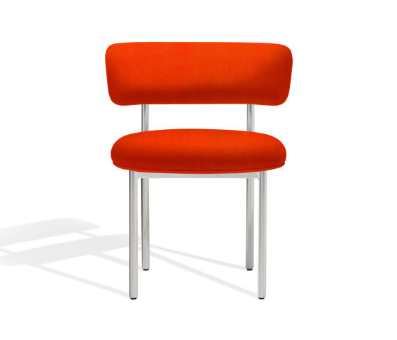 Font regular dining chair | red orange | Sillas | møbel copenhagen