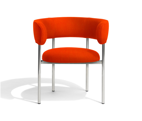 Font regular dining armchair | red orange | Sillas | møbel copenhagen