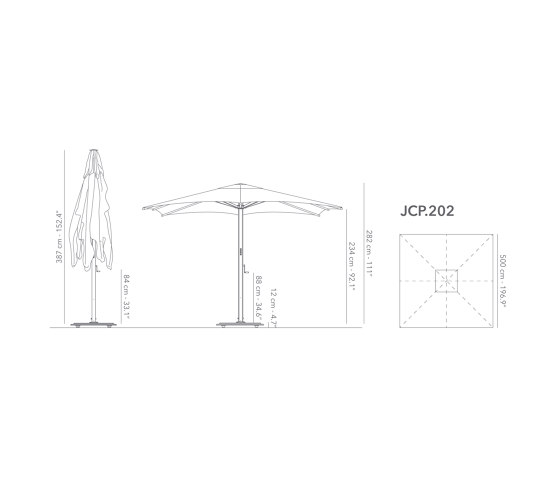 JCP.202 by Jardinico | Parasols