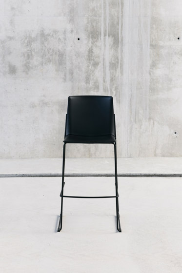 Ema stool with close backrest | Sgabelli bancone | ENEA