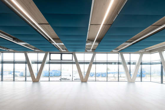 Stereo acoustic panels as partitions | Sound absorbing ceiling systems | Texaa®