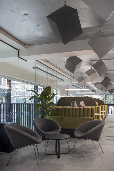 Abso acoustic cubes | Sound absorbing objects | Texaa®