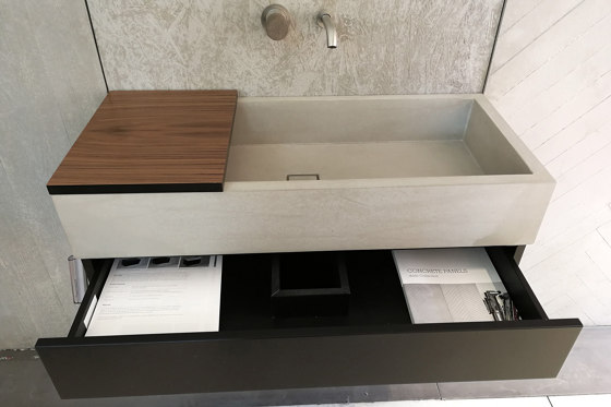 dade ELINA 90 washstand furniture | Vanity units | Dade Design AG concrete works Beton