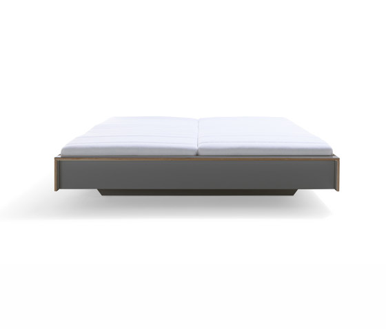 Flai bed lacquered anthracite | Lits | Müller small living