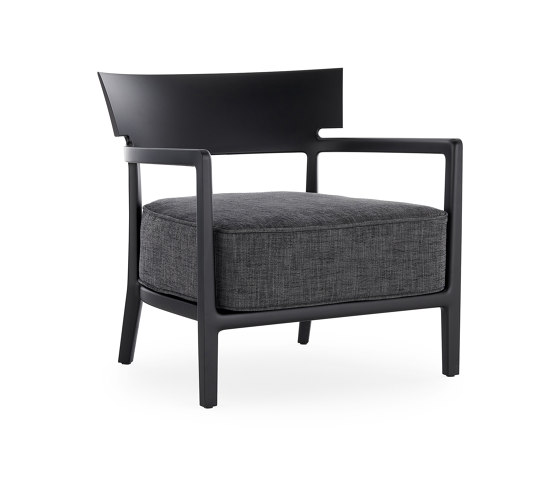 Cara Mat Noir/Anthracite | Fauteuils | Kartell