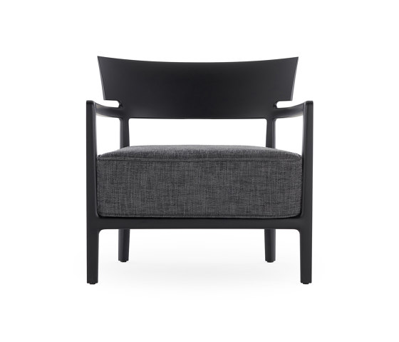 Cara Mat Schwarz/Anthrazit | Sessel | Kartell