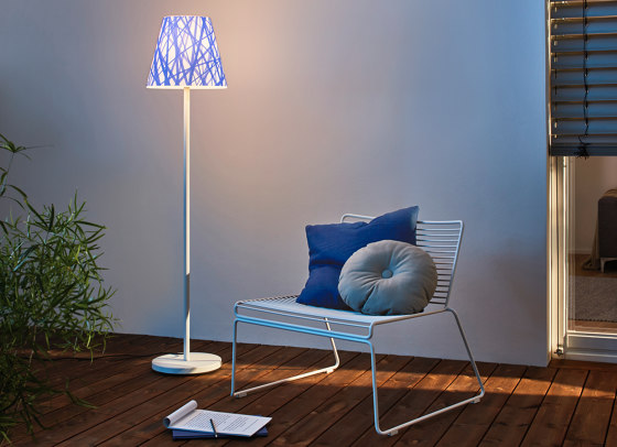 Swap | with blue line shade | Outdoor free-standing lights | Moree