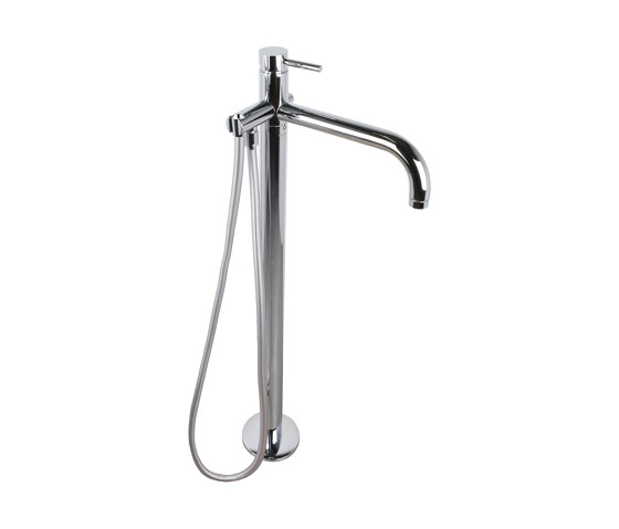M Line | Floor Mounted Bath/Shower Mixer | Grifería para bañeras | BAGNODESIGN