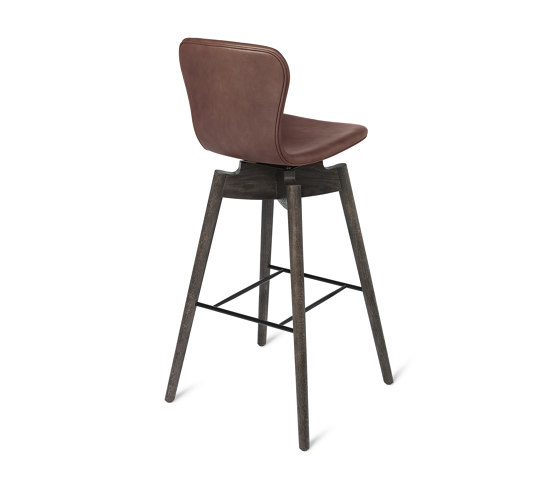 Shell Bar Stool - Ultra Cognac - Sirka Grey Oak | Chairs | Mater