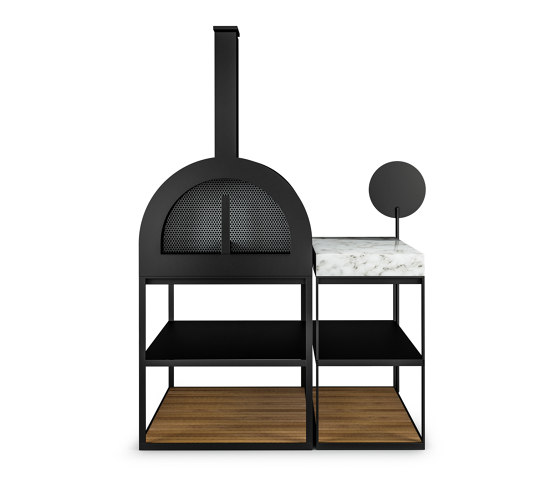 BBQ Wood Oven | Anthracite | Wood fired stoves | Röshults