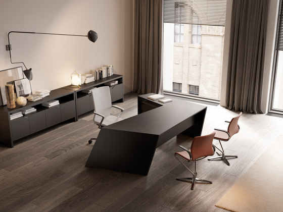 Origami Executive Desk Dark | Desks | Guialmi