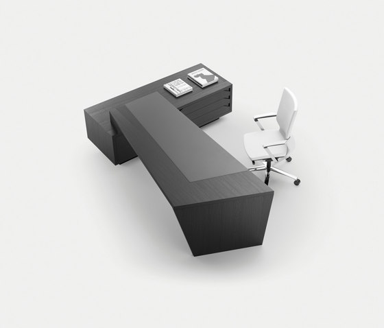 Origami Executive Desk Dark | Desks | Guialmi