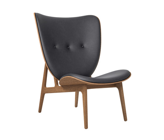 Elephant Chair, Smoked Oak / Vintage Leather Antrachite | Fauteuils | NORR11