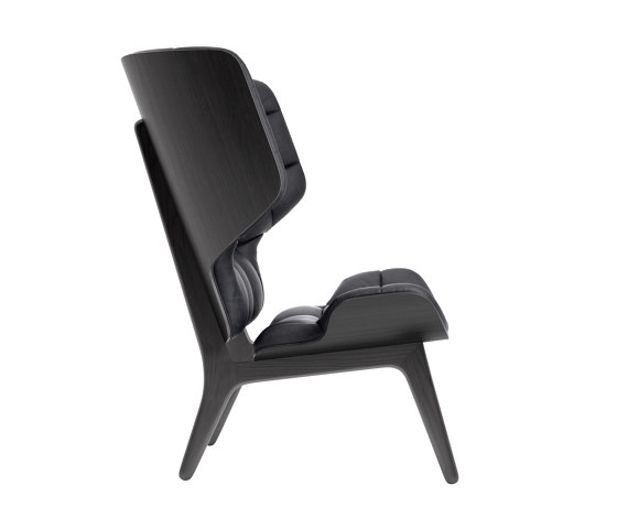 Mammoth Chair, Black / Vintage Leather Anthracite 21003 | Fauteuils | NORR11