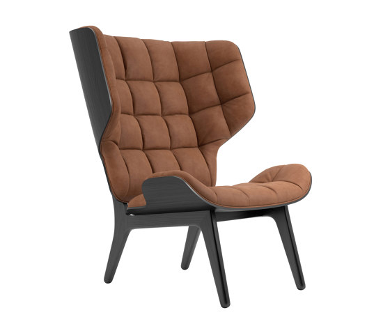 Mammoth Chair, Black / Vintage Leather Rust 21002 | Poltrone | NORR11