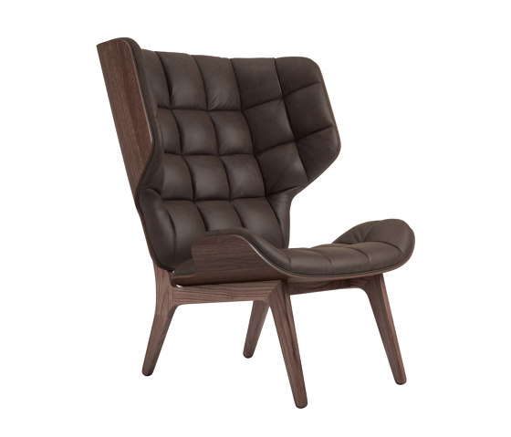 Mammoth Chair, Dark Stained / Vintage Leather Dark Brown 21001 | Armchairs | NORR11