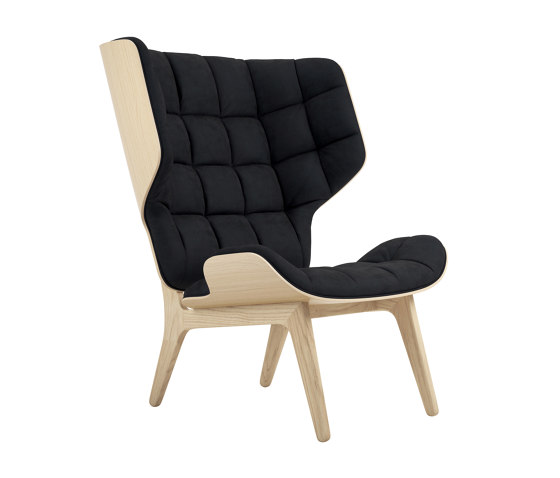 Mammoth Chair, Natural / Velvet: Midnight Blue 1678 | Poltrone | NORR11