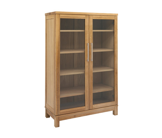 Inzel bookcabinet 2-door oak oiled | Display cabinets | Hans K
