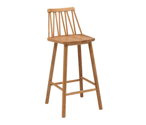 ZigZag barchair 63cm oak oiled | Bar stools | Hans K