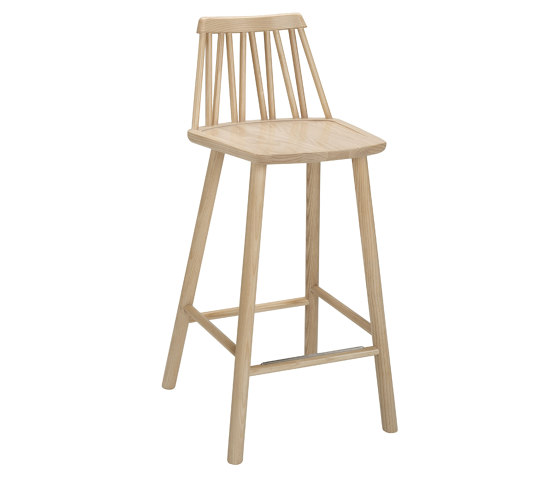 ZigZag barchair 63cm ash blonde | Bar stools | Hans K