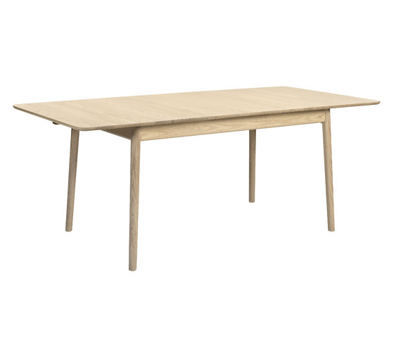 ZigZag table rect 140(53)x90cm ash blonde | Tables de repas | Hans K